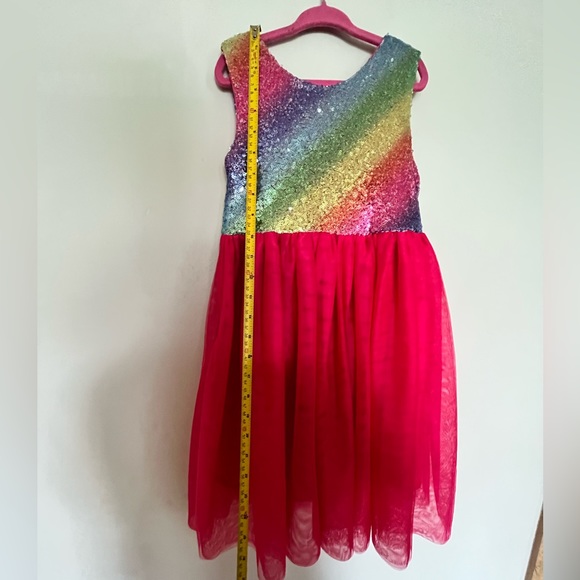 Girls rainbow dress - Picture 5 of 5